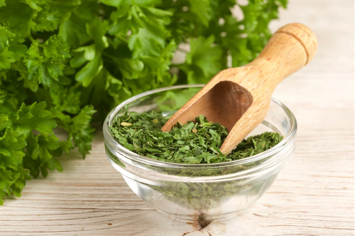 Curly Parsley Leaves